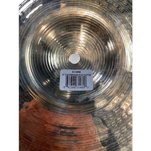 Used Zildjian 14in S Family Mastersound Hi-Hats Bottom Cymbal