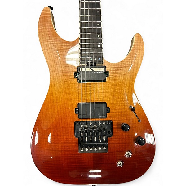 Used Schecter Guitar Research C1 FR SLS ELITE Antique Fade Solid Body Electric Guitar