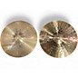 Used Paiste 14in Signature Hi Hats Sound Edge Top and Power Bottom Cymbal thumbnail