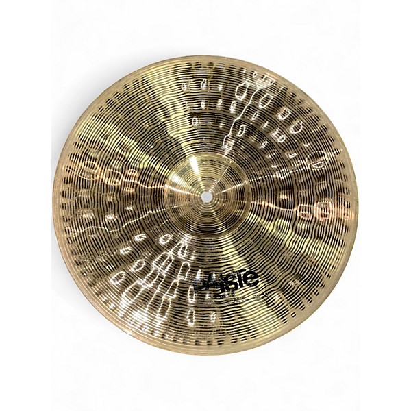 Used Paiste 14in Signature Hi Hats Sound Edge Top and Power Bottom Cymbal