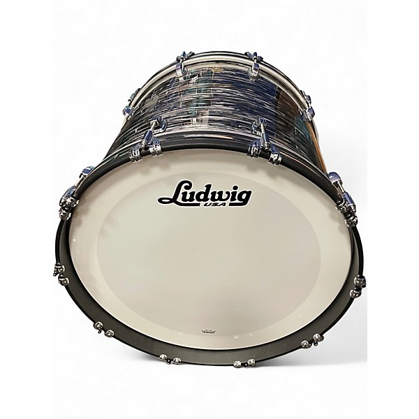 Used Ludwig 4 Piece Classic Maple Mod Black Oyster Pearl Drum Kit