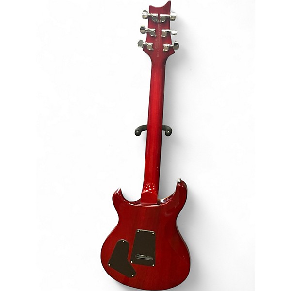 Used Prs  SE Studio Charcoal Cherry Burst Solid Body Electric Guitar