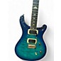 Used PRS SE CUSTOM 24 Quilt Top Lake Blue Solid Body Electric Guitar