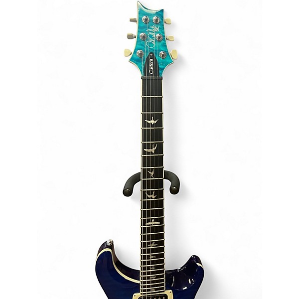 Used PRS SE CUSTOM 24 Quilt Top Lake Blue Solid Body Electric Guitar