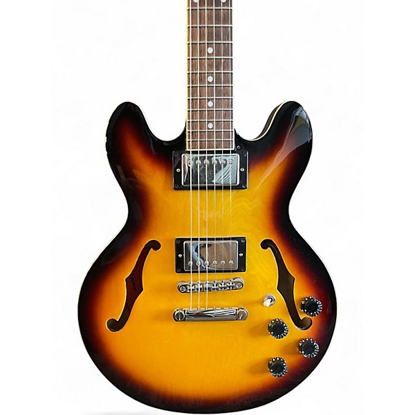 Used Epiphone ES339 Sunburst Hollow Body Electric Guitar