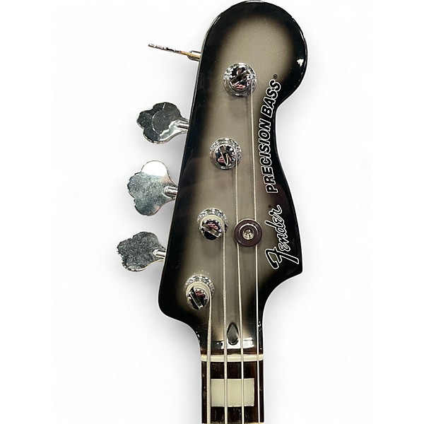 Used Fender Troy Sanders Jaguar Bass Silverburst Electric Bass Guitar