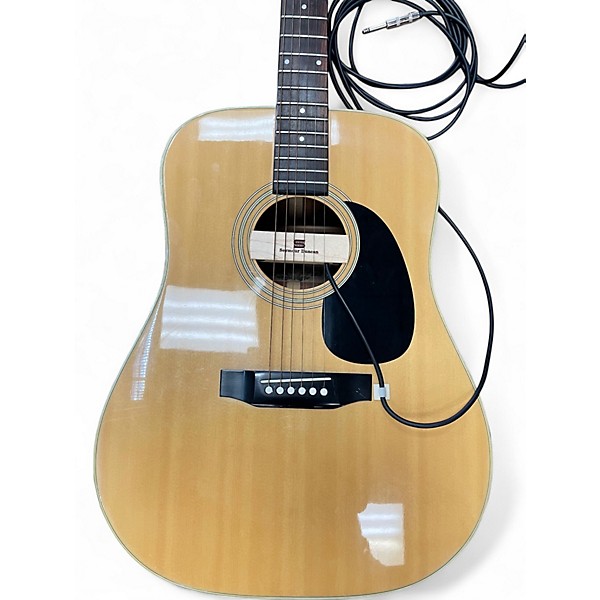 Used Fender F-35 Natural Acoustic Electric Guitar