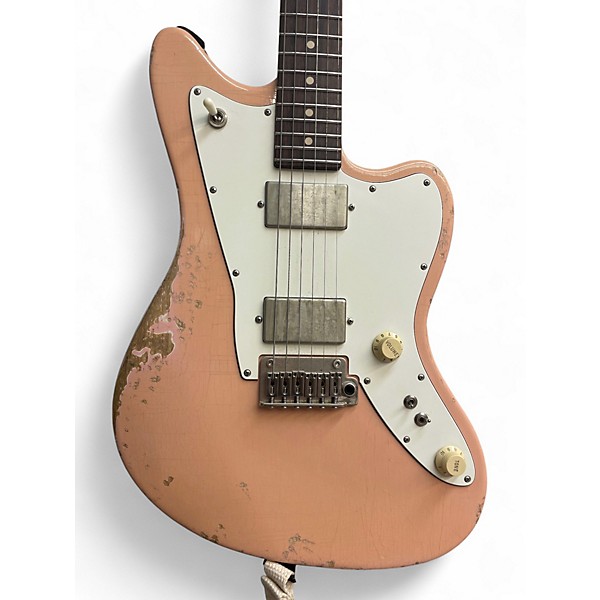 Used Tom Anderson Raven Shorty Pink Solid Body Electric Guitar