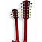 Used Cozart DOUBLE NECK SG Red Solid Body Electric Guitar