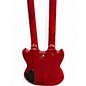 Used Cozart DOUBLE NECK SG Red Solid Body Electric Guitar