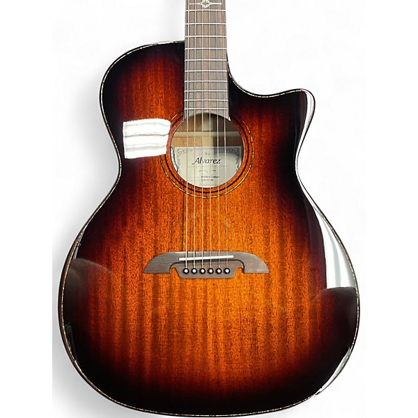 Used Alvarez MG66ce shadowburst Acoustic Electric Guitar