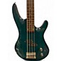 Used Samick BASS GUITAR TRANSPARENT GREEN Electric Bass Guitar thumbnail