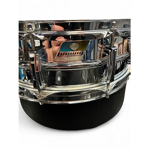 Vintage 1970s Ludwig 14X5 Supraphonic Snare Chrome Drum