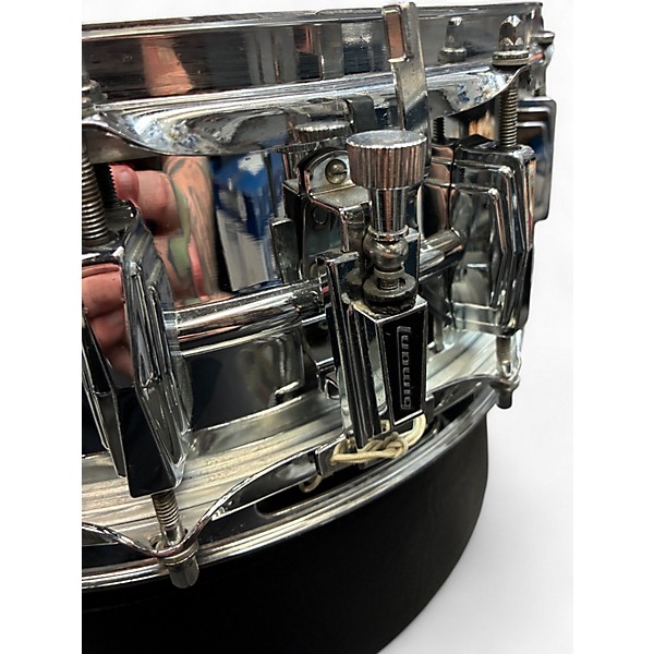 Vintage 1970s Ludwig 14X5 Supraphonic Snare Chrome Drum