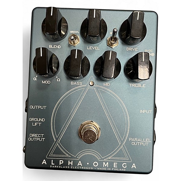 Used Darkglass Alpha Omega Bass Effect Pedal