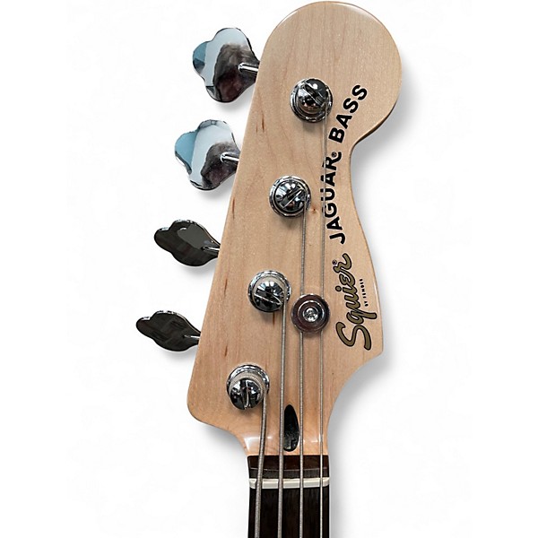 Used Squier AFFINITY JAGUAR BASS CHARCOAL FROST METALLIC Electric Bass Guitar