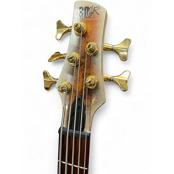 Used Ibanez SR405EPBDX Mars Gold Metallic Burst Electric Bass Guitar