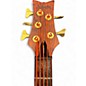 Used Schecter Guitar Research Stiletto Studio 5 String Honey Satin Electric Bass Guitar
