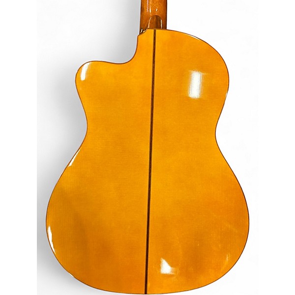 Used Lucero LFB250SCE Natural Classical Acoustic Electric Guitar