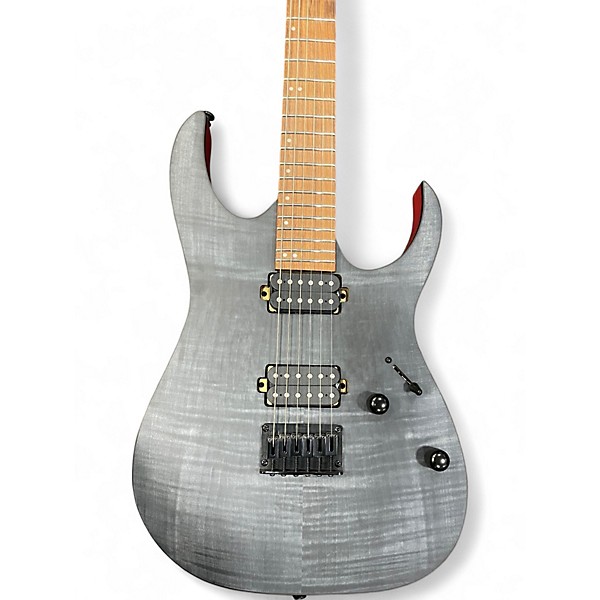 Used Ibanez RG6003FM FLAT TRANSPARENT GRAY Solid Body Electric Guitar