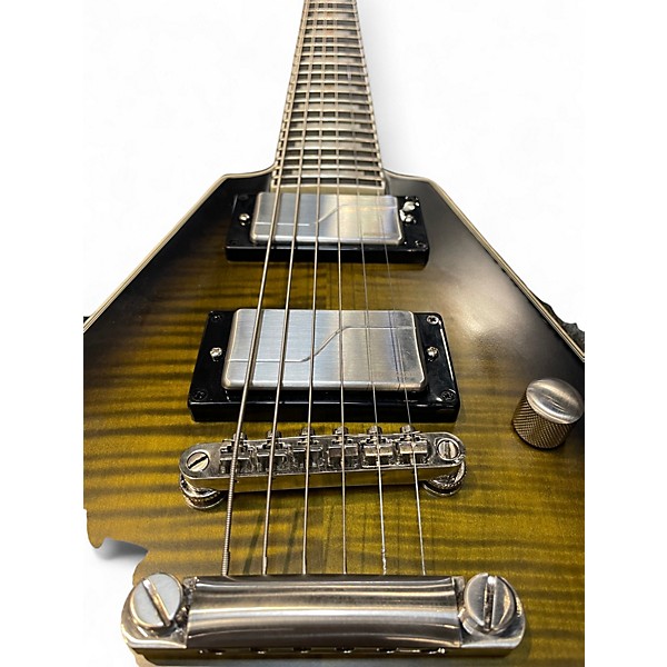 Used Epiphone PROPHECY FLYING V YELLOW TIGER EYE Solid Body Electric Guitar