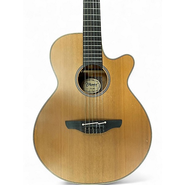 Vintage 1993 Takamine EN30C Natural Classical Acoustic Electric Guitar