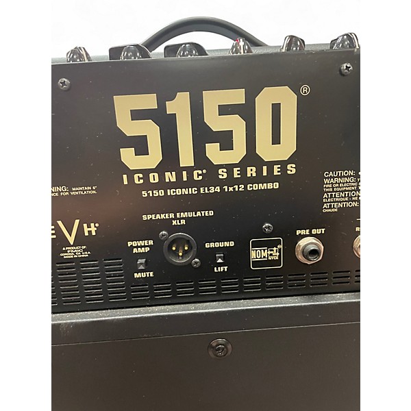 Used EVH 5150 ICONIC EL34 1X12 Tube Guitar Combo Amp