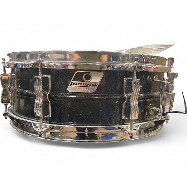 Used Ludwig 14X5 BLACK GALAXY SNARE Black Drum