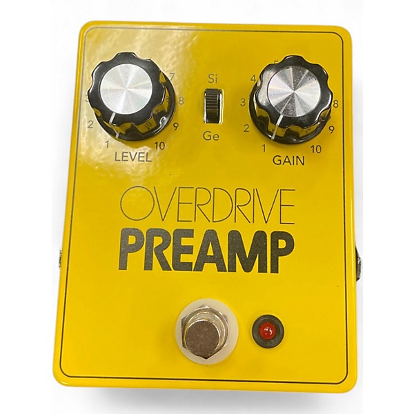 Used JHS Pedals Overdrive Preamp Yellow Effect Pedal