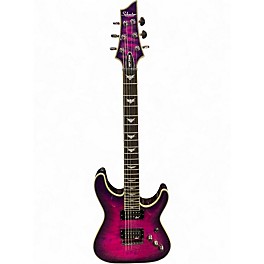 Used Schecter Guitar Research Omen Extreme 6 Electric Magenta Solid Body Electric Guitar