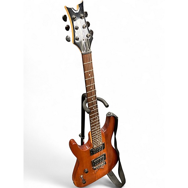 Used Dean Vendetta Left Handed Brown Solid Body Electric Guitar