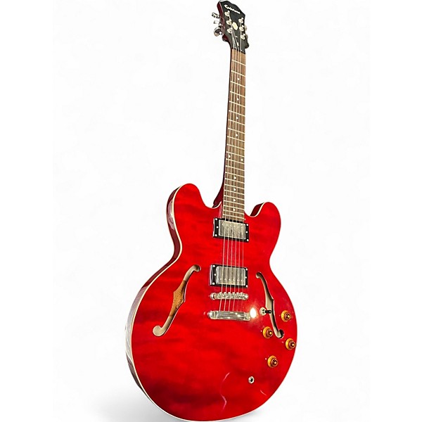 Used Epiphone Dot Cherry Hollow Body Electric Guitar
