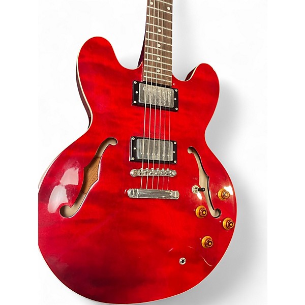 Used Epiphone Dot Cherry Hollow Body Electric Guitar