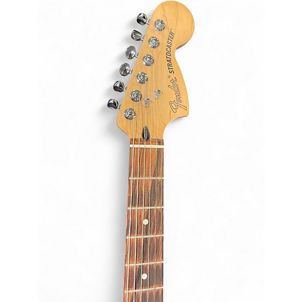 Used Fender Deluxe Stratocaster Black Solid Body Electric Guitar