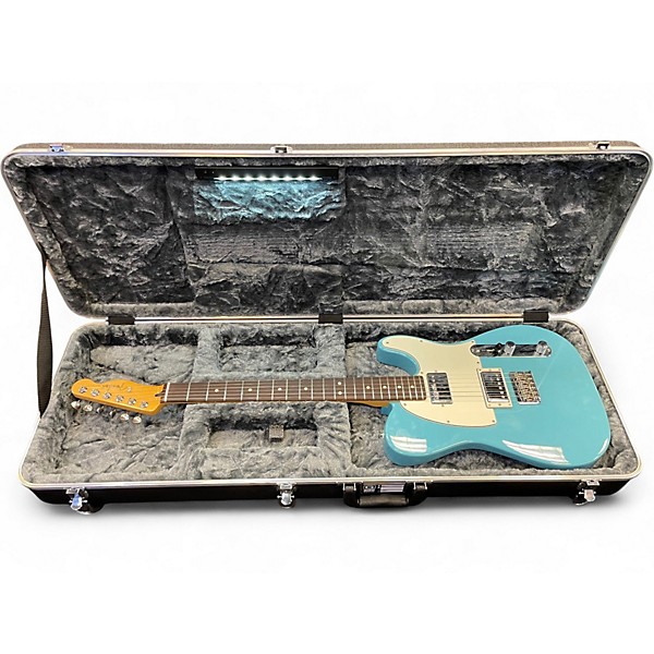 Used Fender Player II Telecaster HH Rosewood Aquatone Blue Solid Body Electric Guitar