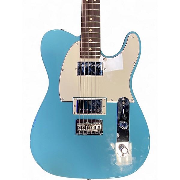 Used Fender Player II Telecaster HH Rosewood Aquatone Blue Solid Body Electric Guitar