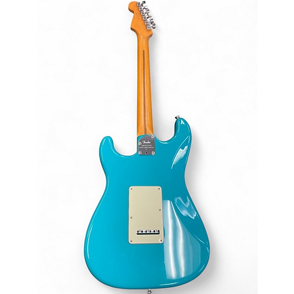 Used Fender American Professional II Stratocaster Miami Blue Solid Body Electric Guitar