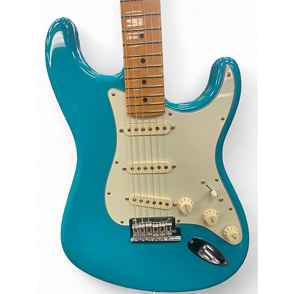 Used Fender American Professional II Stratocaster Miami Blue Solid Body Electric Guitar