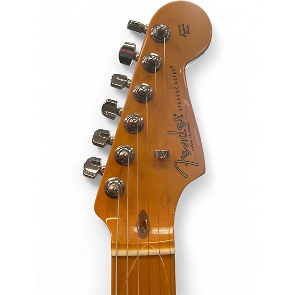 Used Fender American Professional II Stratocaster Miami Blue Solid Body Electric Guitar