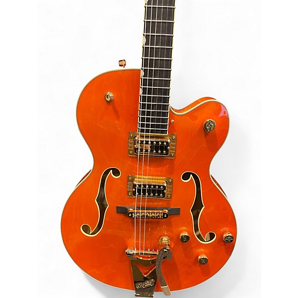 Used Gretsch Guitars Synchromatic Nashville Single-Cut With Bigsby 50's Orange Stain Hollow Body Electric Guitar