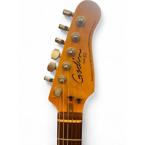 Used Godin SD 2 Color Sunburst Solid Body Electric Guitar