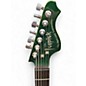 Used American Showster the icepick Trans Green Solid Body Electric Guitar