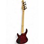 Used MTD Kingston Heir Crimson Red Trans Electric Bass Guitar