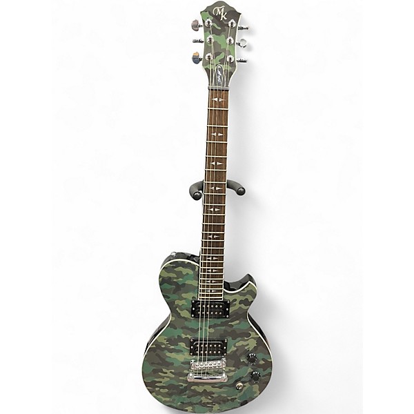Used Michael Kelly Patriot Blake Shelton Camo Solid Body Electric Guitar