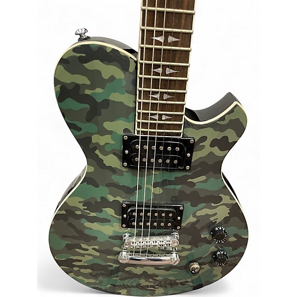 Used Michael Kelly Patriot Blake Shelton Camo Solid Body Electric Guitar
