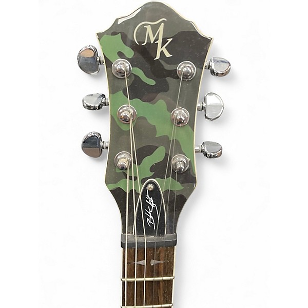 Used Michael Kelly Patriot Blake Shelton Camo Solid Body Electric Guitar
