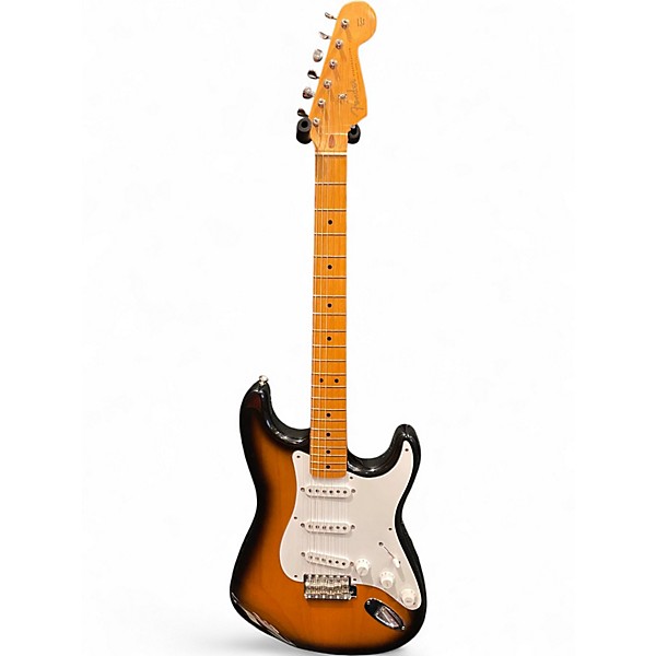 Used Fender 1993 AVRI 57 Reissue 2 Tone Sunburst Solid Body Electric Guitar