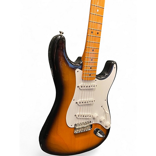 Used Fender 1993 AVRI 57 Reissue 2 Tone Sunburst Solid Body Electric Guitar