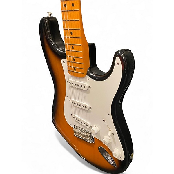 Used Fender 1993 AVRI 57 Reissue 2 Tone Sunburst Solid Body Electric Guitar