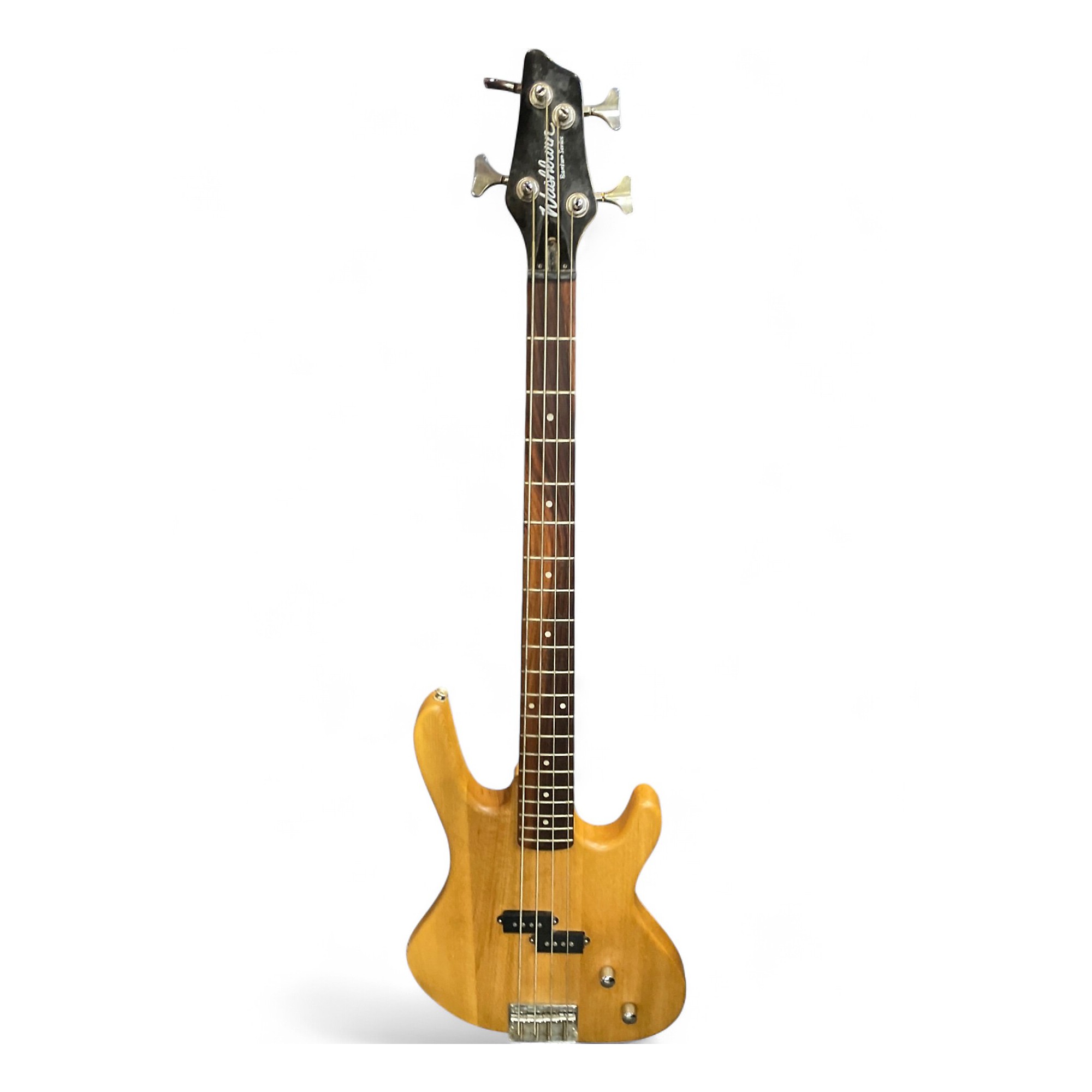 Used Washburn bantam series xb100 Natural Electric Bass Guitar